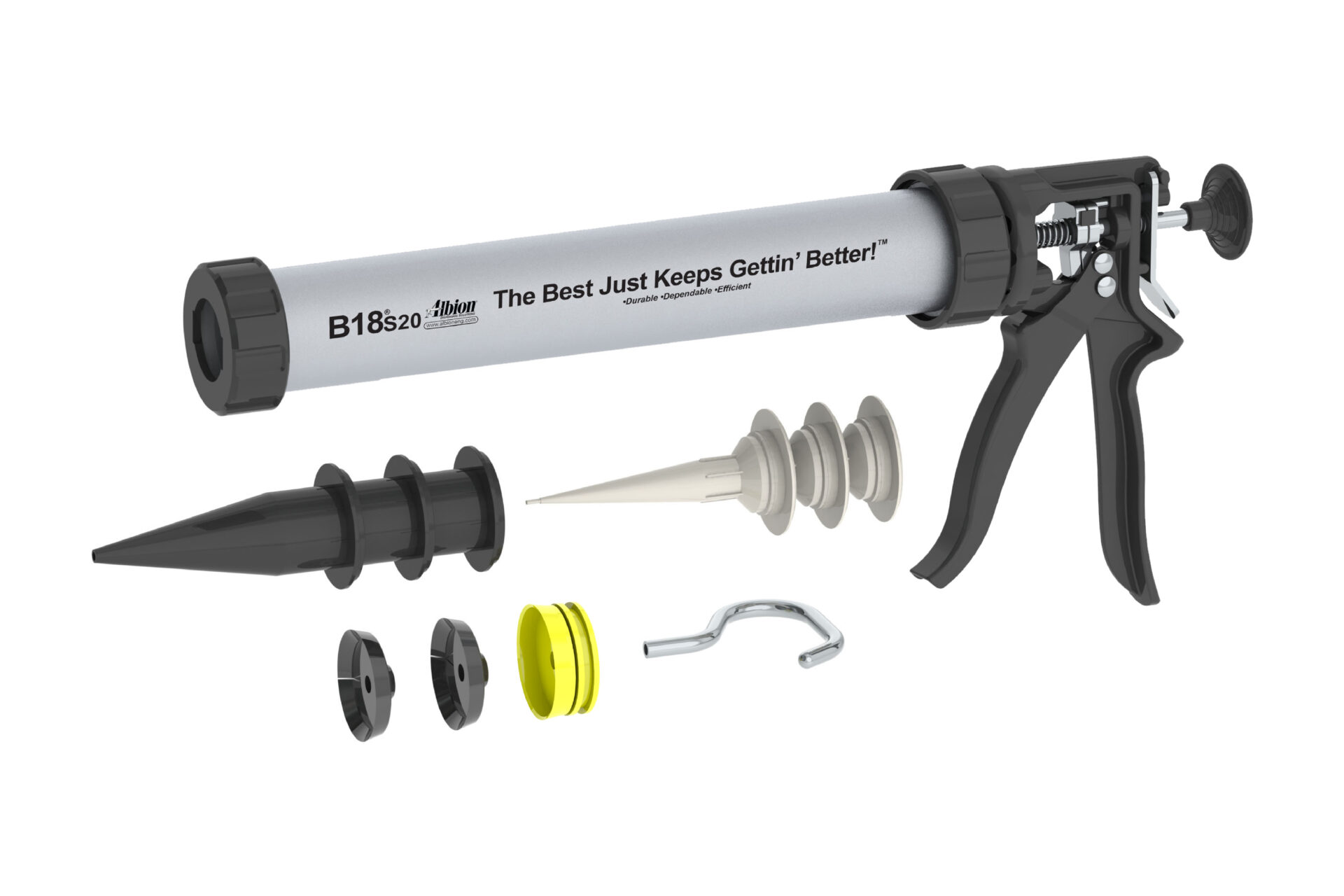 20oz B-Line Manual Sausage Gun w/ 18:1 Ratio Drive