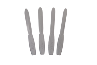 4-Piece C.A.T. Caulk Spatula Set (smaller widths), Plastic