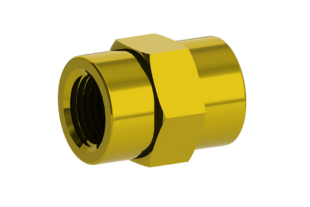 Brass Coupling, 1/8 NPT