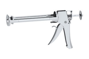 1/10 Gallon Special Deluxe Manual Cartridge Gun w Plated Metal Carriage