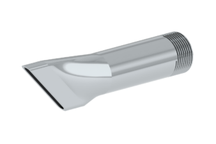 Jumbo Bevel End Metal Nozzle 18 x 1 12 Bead