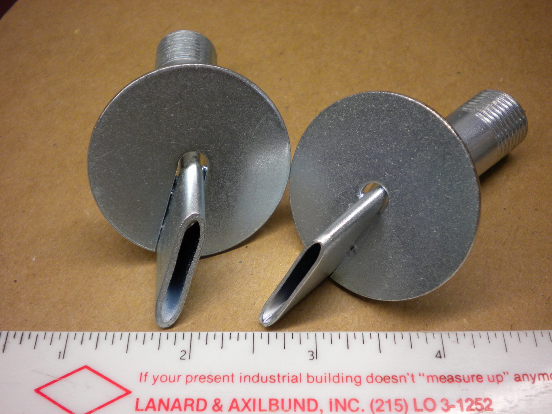 Bevel End Metal Nozzle with depth control, 1/8" ID x 30° x 5/8" Deep - Image 2