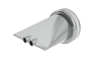 Double Bead Metal Nozzle 38 Diameter x 12 Center