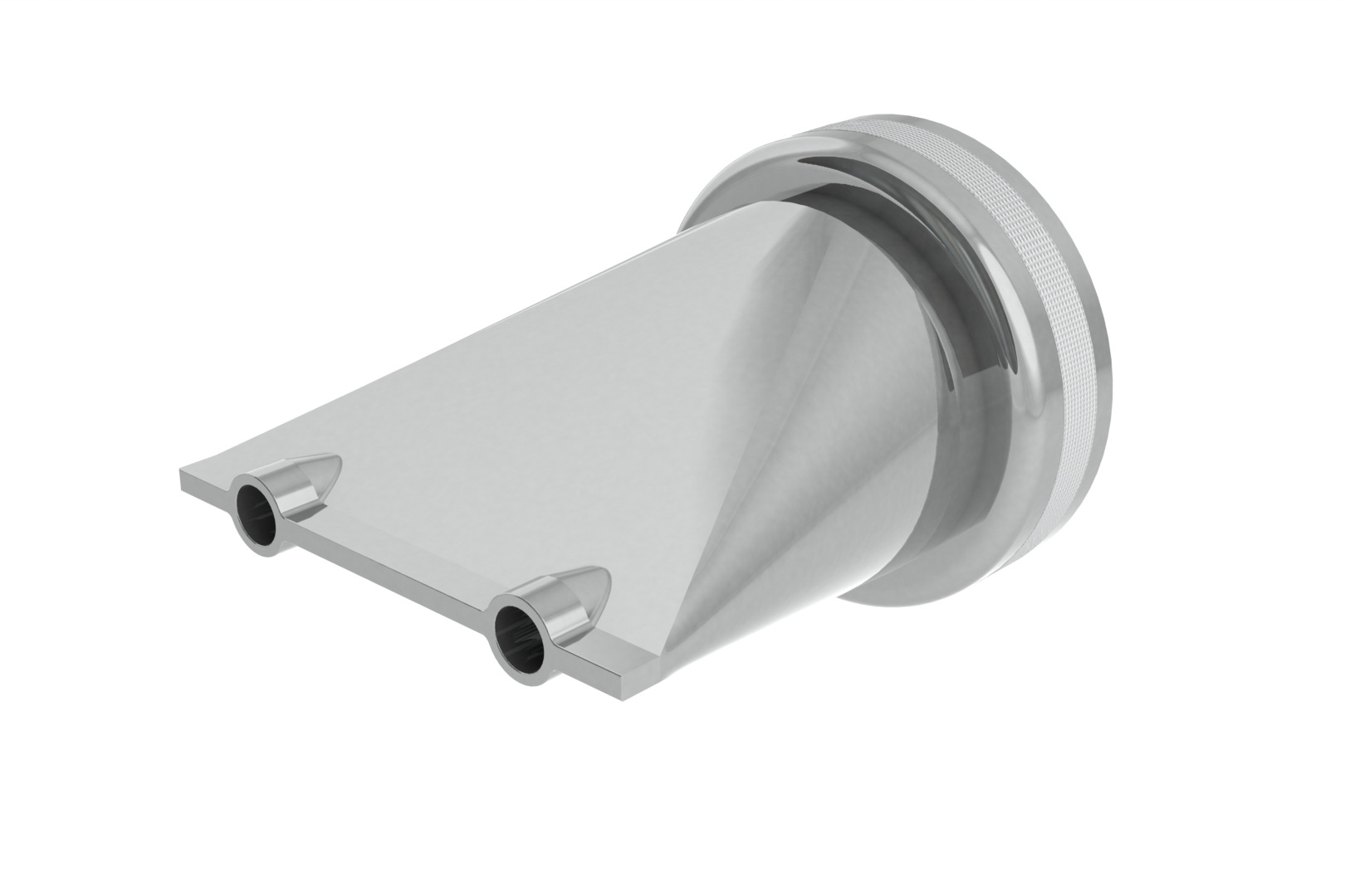 Double Bead Metal Nozzle, 3/8" Diameter x 1.5" Center