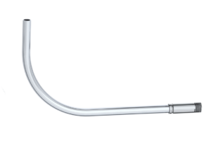 18" Bendable Aluminum Nozzle 3/8" ID Threaded Base
