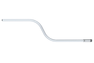 24" Bendable Aluminum Nozzle 3/8" ID Threaded Base
