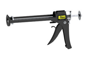 110 Gallon Special Deluxe Manual Cartridge Gun w Black Epoxy Powder Coated Metal Carriage