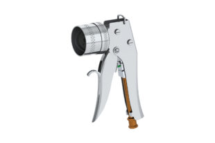 2-1/2oz-12oz Air-Powered Industrial Cartridge Gun w/ Metal Retainer