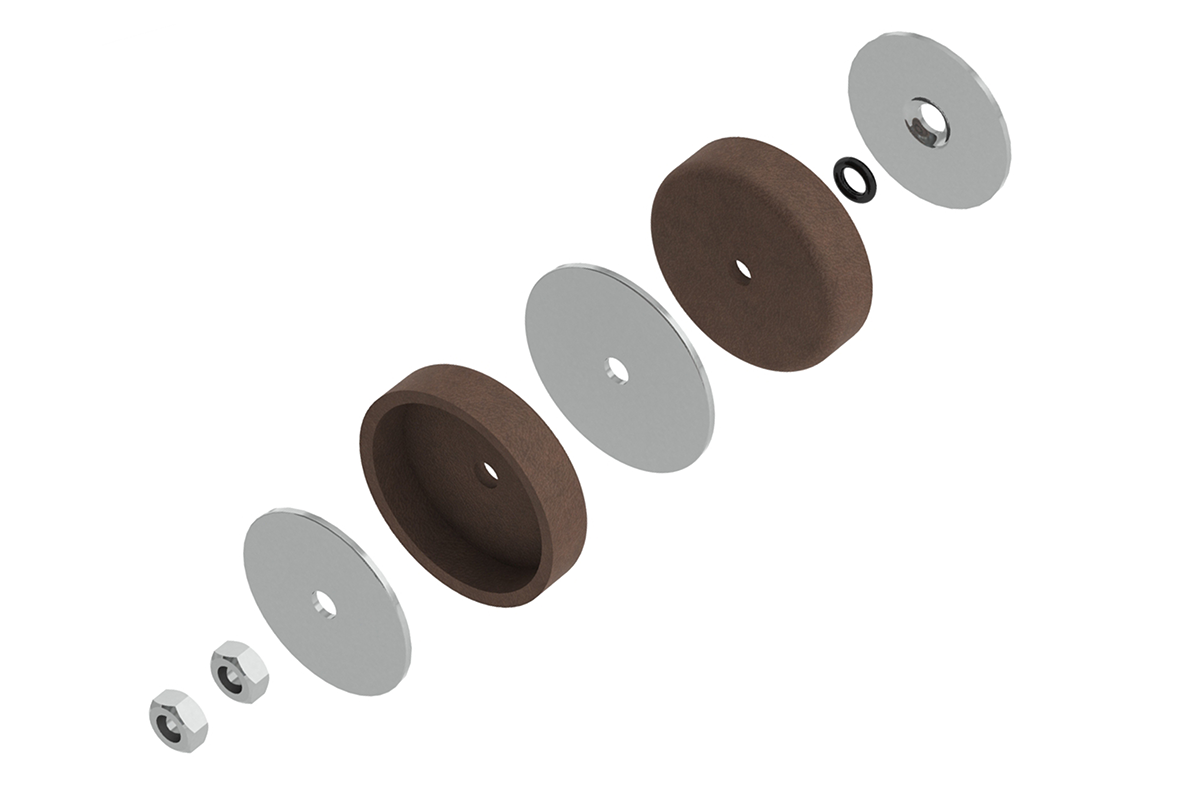 2 Diameter Air-Powered Drive Piston Replacement Kit Bulk Style