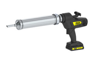 NEW! 1 Quart Cordless Cartridge Gun w Full Barrel and Standard Nozzle 18 Volt