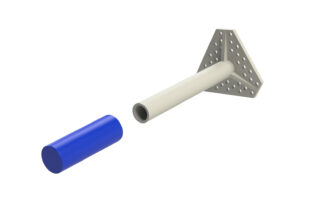 Surface Mount Plastic Crack Injection Port with Crimp-It