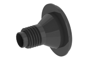 7/8" Static Mixer Adapter for B-Line Sausage Guns with #873-5 Black Plastic Front Cap