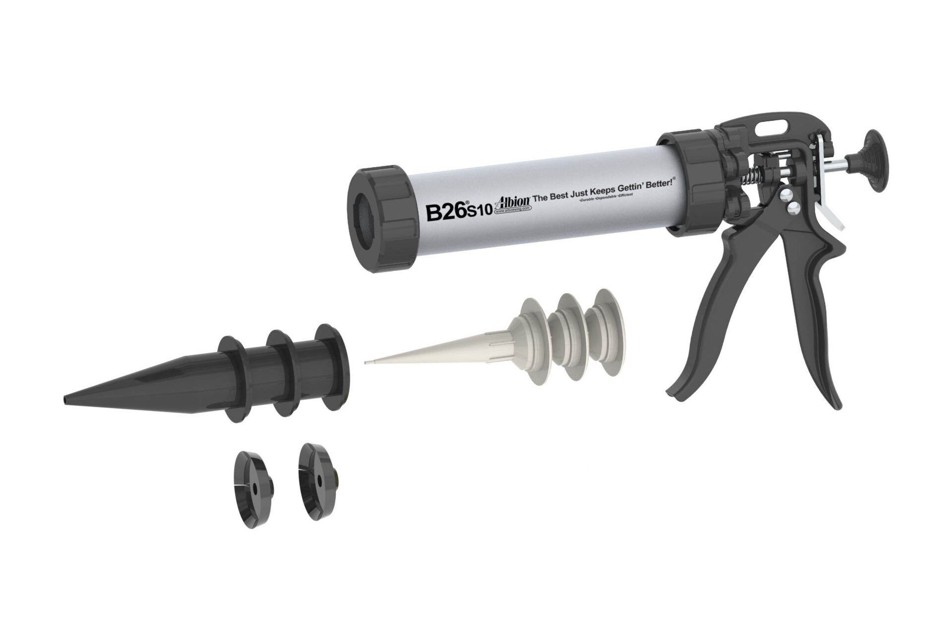 10oz B-Line Manual Sausage Gun w/ Highest-Thrust 26:1 Ratio Drive