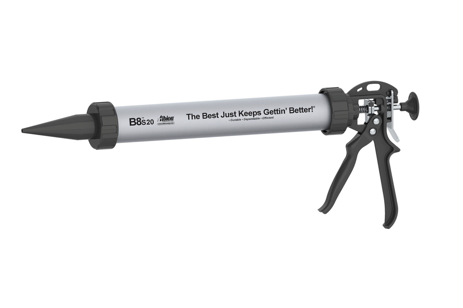 20oz B-Line Manual Sausage Gun w/ High Output / Low Thrust 8:1 Ratio - Image 2