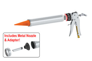 20oz Core Air-Powered Sausage Gun w/ Orange Cone Nozzles
