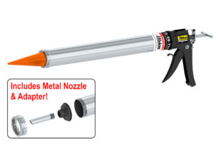 30oz Core Special Deluxe Manual Sausage Gun w/ Orange Cone Nozzles