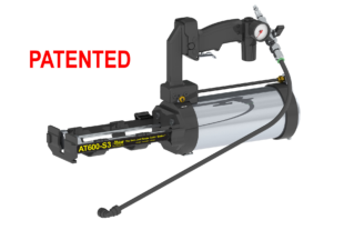 600 Series AT Line Air-Powered Multi-Component Spray Cartridge Gun (1:1, 2:1 Suitcase Configuration)