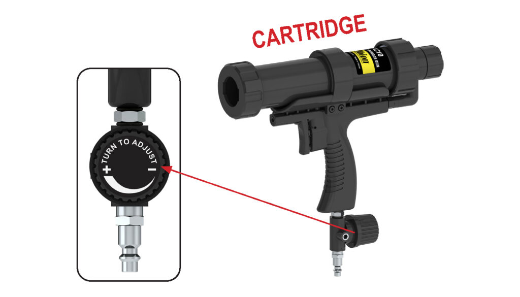 Albion Engineering 10oz Cartridge Gun Diagram