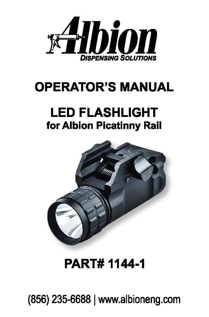 NEW! LED Flashlight for the B12S20(SPE) Sausage Gun