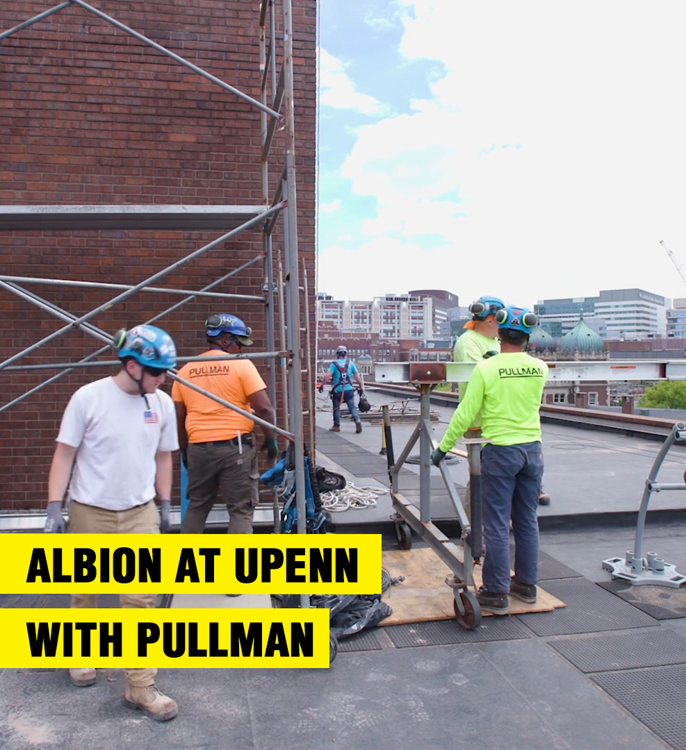 Albion at UPenn with Pullman