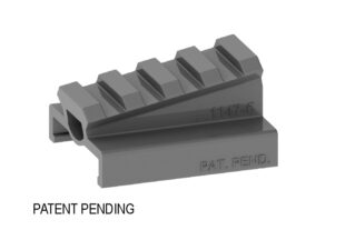 Clip-on Picatinny Rail for B12, B18 & B26 Cartridge Guns