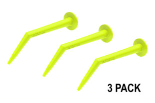 Angle Shot Plastic Nozzle for 1/10 Gallon Cartridges - 3 Pack