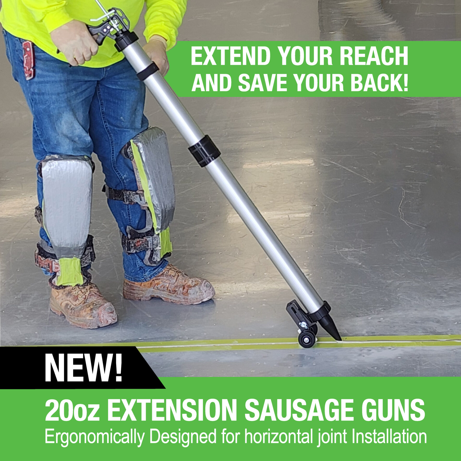 20oz Sausage Guns with 38" Extension